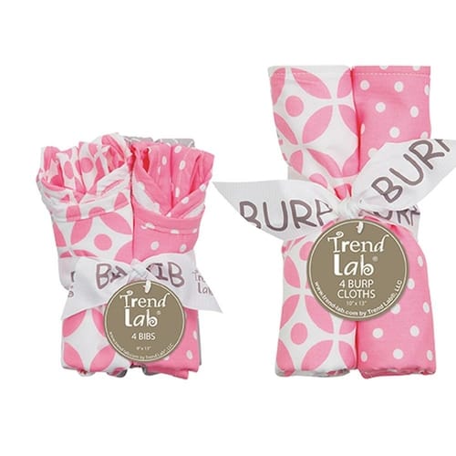 Blooming Bouquet Bib and Burp Cloth Set Babyz Corner