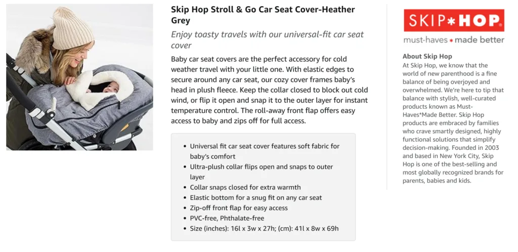 Winter Car Seat
