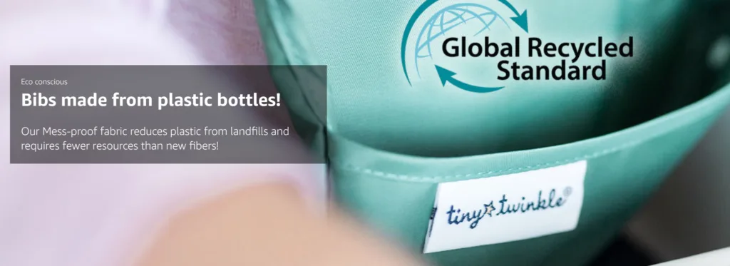 Tiny Twinkle Mess-Proof Baby Bib
