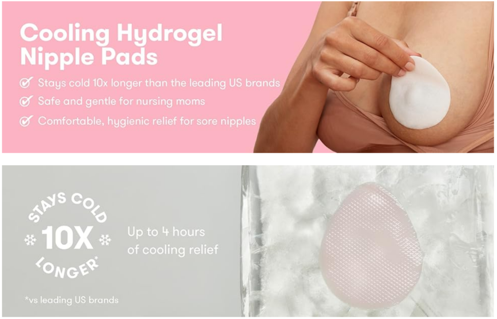 Cooling Hydrogel Nipple Pads