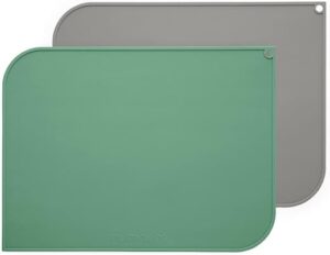 NumNum Non-Slip Silicone Placemats for Babies, Toddlers, and Kids | Durable 100% Food Grade Silicone BPA-Free | 4 Months+