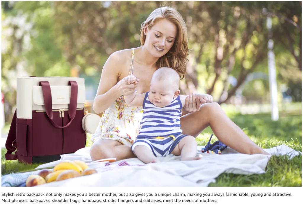 LOVEVOOK Diaper Bag Backpack
