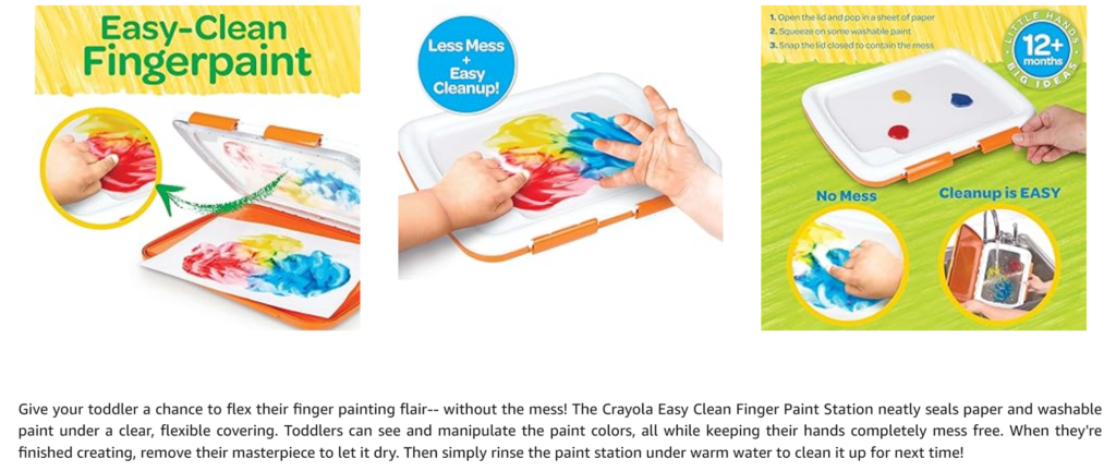 Washable Finger Paint
