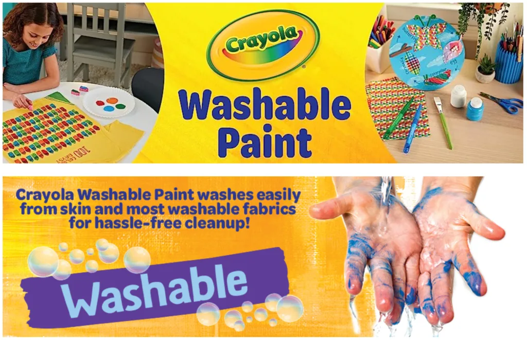 Crayola Washable Kids Paint Set
