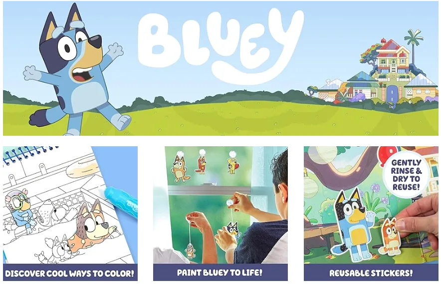 Horizon Group USA Bluey Aqua Art
