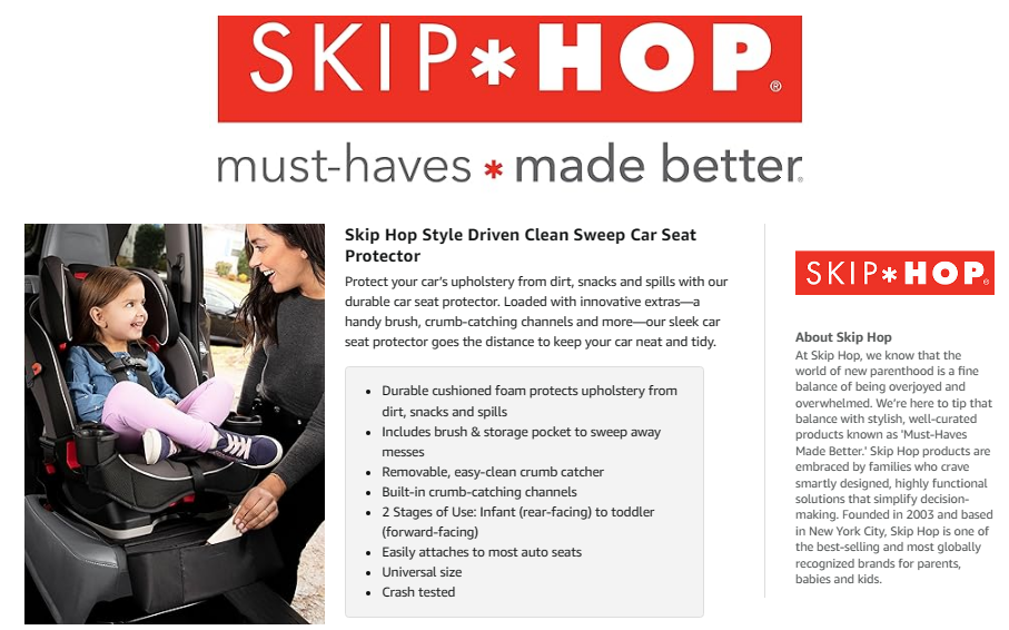 Child Car Seat Protector