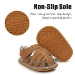 Baby Girl Boy Sandals Premium Soft Anti-Slip Sole Infant Baby Sandals Summer Casual Beach Shoes Bowknot Princess Dress Flats Prewalker First Walker Shoes | Babyz Corner