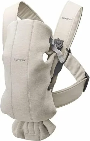 BabyBjörn Baby Carrier Mini 3D Jersey Light Beige | Babyz Corner