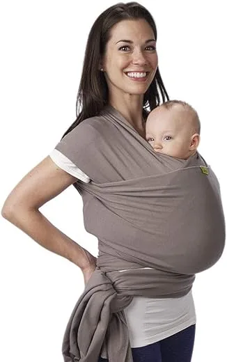 Boba Baby Wrap Carrier - Original Baby Carrier Wrap Sling for Newborns - Baby Wearing Essentials - Newborn Wrap Swaddle Holder Newborn to Toddler Infant Sling Grey | Babyz Corner