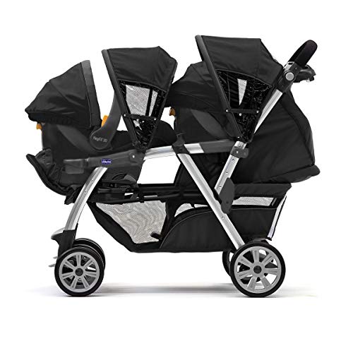 Chicco Cortina Together Double Stroller, Minerale - Babyz Corner