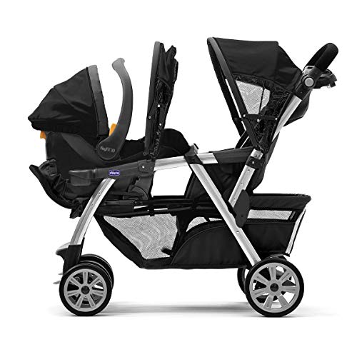 Chicco Cortina Together Double Stroller, Minerale - Babyz Corner