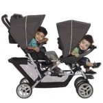 Graco DuoGlider Double Stroller | Lightweight Double Stroller with Tandem Seating Glacier | Babyz Corner