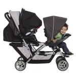 Graco DuoGlider Double Stroller | Lightweight Double Stroller with Tandem Seating Glacier | Babyz Corner