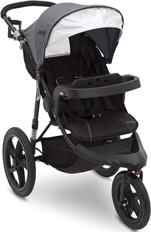 Jeep Classic Jogging Stroller by Delta Children, Grey