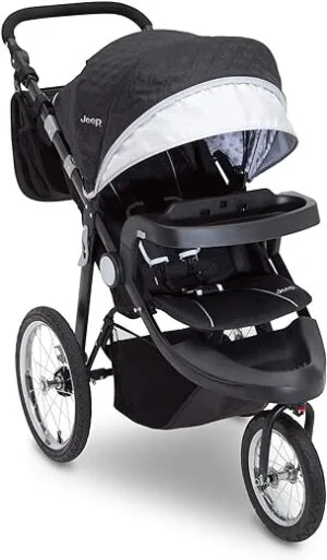 Jeep Cross-Country Sport Plus Jogging Stroller by Delta Children, Charcoal Galaxy