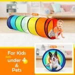Kids Play Tunnel Tent for Toddlers Colorful Pop Up Crawl Tunnel Toy for Baby or Pet with Breathable Mesh Collapsible Gift for Boy and Girl Play Tunnel Indoor and Outdoor Game | Babyz Corner