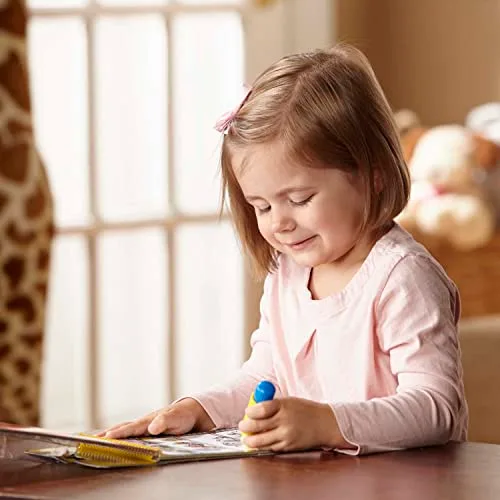 Melissa Doug On the Go Water Wow Reusable Water-Reveal Activity Pad - Vehicles - Stocking Stuffers Mess Free Coloring Books For Toddlers Ages 3+ Travel Toys Multicolor | Babyz Corner