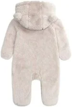 Newborn Baby Jumpsuit Hooded Fleece Rompers Long Sleeve Onesies Outwear Outfits | Babyz Corner