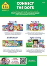 School Zone - Connect the Dots Workbook - 32 Pages Ages 3 to 5 Preschool Kindergarten Dot-to-Dots Counting Number Puzzles Numbers 1-10 Coloring and More School Zone | Babyz Corner