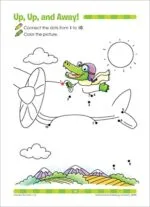 School Zone - Connect the Dots Workbook - 32 Pages Ages 3 to 5 Preschool Kindergarten Dot-to-Dots Counting Number Puzzles Numbers 1-10 Coloring and More School Zone | Babyz Corner