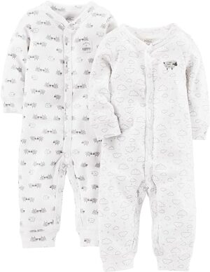 Simple Joys by Carter's Baby 2 Pack Cotton Footless Sleep and Play