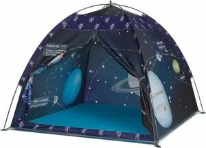 Space World Play Tent Galaxy Dome Playhouse for Boys and Girls Imaginative Play-Astronaut Space for Kids Indoor and Outdoor Fun Perfect Kids Gift- 47 x 47 x 43 | Babyz Corner