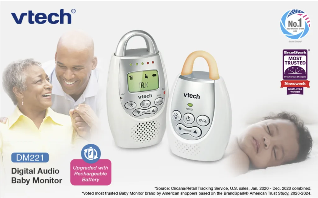 VTech DM221 Audio Baby Monitor
