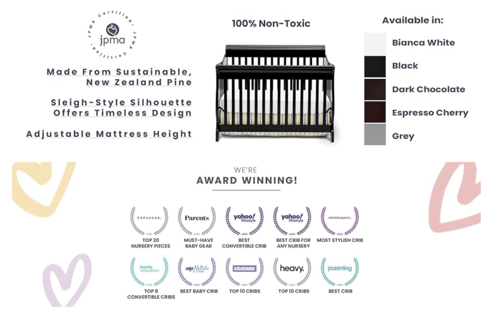 Canton 4-in-1 Convertible Crib