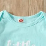AMAWMW Newborn Baby Girl Little Sister Sleeper Gown Stripe Long Sleeve Nightgown Outfit | Babyz Corner