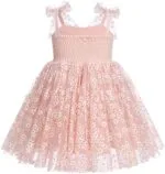 Baby Girls Tutu Dress Summer Sleeveless Backless Princess Birthday Party Dresses Sequin Ruffle Tulle Bowknot Sundress | Babyz Corner