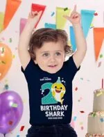 Baby Shark Shirt Gift for Kids Toddler 2nd 3rd 4th Birthday Girl Boy Outfit | Babyz Corner