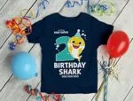 Baby Shark Shirt Gift for Kids Toddler 2nd 3rd 4th Birthday Girl Boy Outfit | Babyz Corner