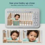 Babysense 5 HD Split-Screen Baby Monitor Video Baby Monitor with 2 Cameras and Audio Night Light 960ft Range Two-Way Audio 4X Zoom Night Vision 4000mAh Battery | Babyz Corner