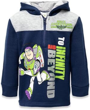 Disney Pixar Fleece Half Zip Hoodie for Kids