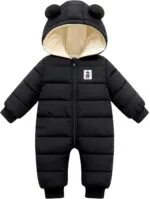 Happy Cherry Baby Snowsuit Winter Coat Warm Hoodie Romper Puffer Jacket | Babyz Corner