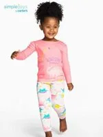 Simple Joys by Carters Baby Girls 6-Piece Snug Fit Cotton Pajama Set | Babyz Corner
