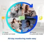 VTech VM819 Baby Monitor 28 Screen Night Vision 2-Way Audio Temperature Sensor and Lullabies Secure Transmission No WiFi | Babyz Corner