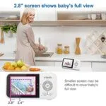 VTech VM819 Baby Monitor 28 Screen Night Vision 2-Way Audio Temperature Sensor and Lullabies Secure Transmission No WiFi | Babyz Corner