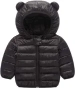 Winter Down Coats for Kids Baby Boys Girls Light Puffer Padded Jacket Bear Hoods Infant Outerwear | Babyz Corner