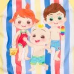 CoComelon Tomtom Yoyo JJ One Piece Bathing Suit Infant to Toddler
