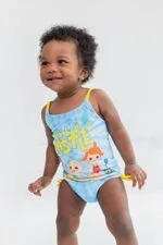 CoComelon Tomtom Yoyo JJ One Piece Bathing Suit Infant to Toddler | Babyz Corner CoComelon Tomtom Yoyo JJ One Piece Bathing Suit Infant to Toddler