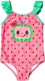 CoComelon Tomtom Yoyo JJ One Piece Bathing Suit Infant to Toddler | Babyz Corner CoComelon Tomtom Yoyo JJ One Piece Bathing Suit Infant to Toddler