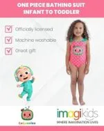 CoComelon Tomtom Yoyo JJ One Piece Bathing Suit Infant to Toddler | Babyz Corner CoComelon Tomtom Yoyo JJ One Piece Bathing Suit Infant to Toddler