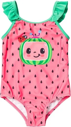 CoComelon Tomtom Yoyo JJ One Piece Bathing Suit Infant to Toddler