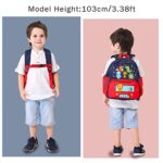 Cute Zoo Little 3d Backpack Kids Backpack for Boys and Girls Toddler Backpack Waterproof Preschool (Red)