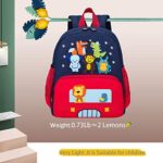Cute Zoo Little 3d Backpack Kids Backpack for Boys and Girls Toddler Backpack Waterproof Preschool (Red)
