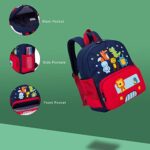 Cute Zoo Little 3d Backpack Kids Backpack for Boys and Girls Toddler Backpack Waterproof Preschool (Red)