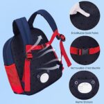 Cute Zoo Little 3d Backpack Kids Backpack for Boys and Girls Toddler Backpack Waterproof Preschool (Red)