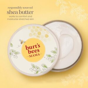 Burt's Bees Mama Belly Butter, Stretch Mark Cream for Pregnancy Massages Body & Reduces Scar Appearance, Prenatal & Postnatal Tummy Skin Care, Shea Butter & Vitamin E Rich...