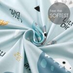 GRSSDER Stretchy Ultra Soft Fitted Bassinet Sheet Set 2 Pack, Universal Fit for Bassinets Baby Cradle Moses Basket Oval Rectangle Pad/Mattress, Happy Dinosaurs Bassinet Sheets...